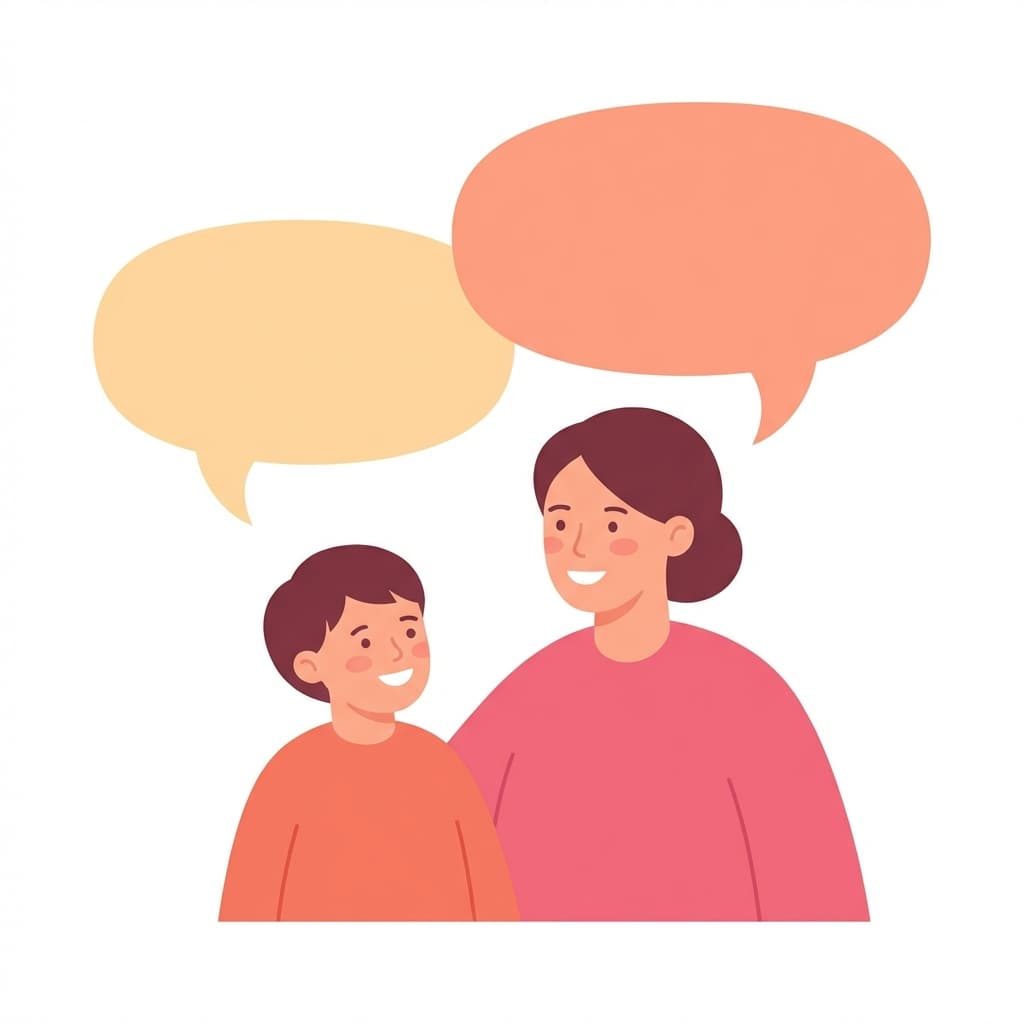 おうちの人と話そう